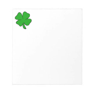 A Shamrock Notepad