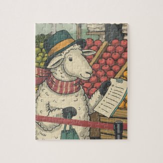 A Sheep Shopping Vintage