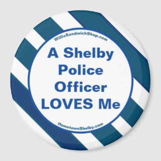 A Shelby Police Officer LOVES Me Magnet