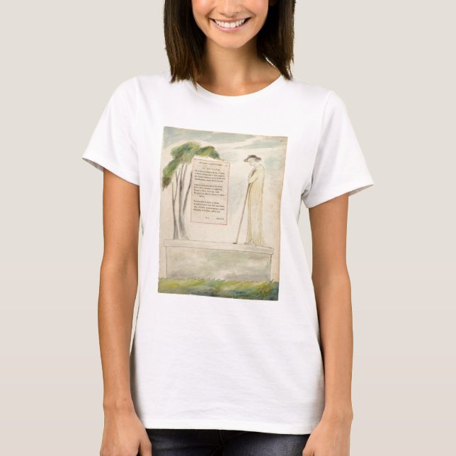 A Shepherd Reading the Epitaph, from Elegy Written T-Shirt (Front)