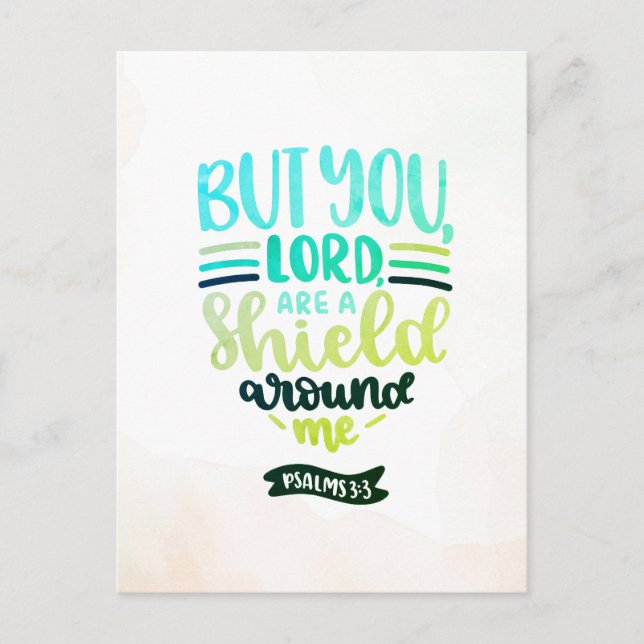 A Shield Around Me Postcard (Front)