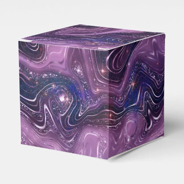 A Shimmering Galaxy Series Design 11  Favor Boxes (Front Side)