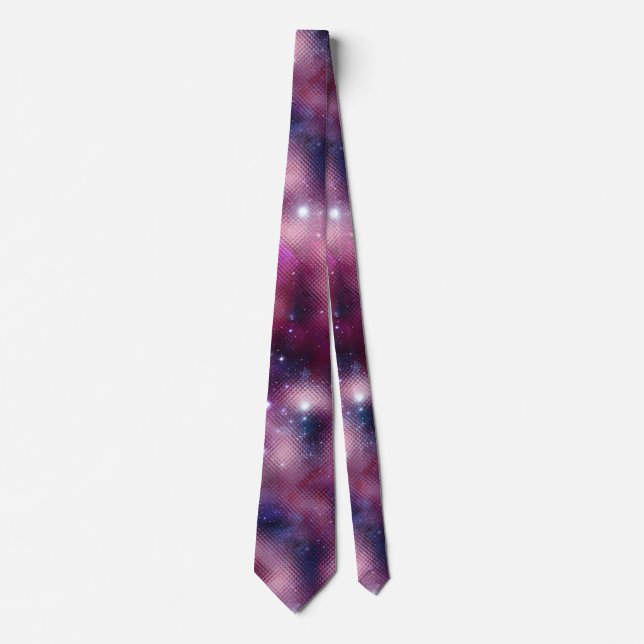 A Shimmering Galaxy Series Design 12 Neck Tie (Front)