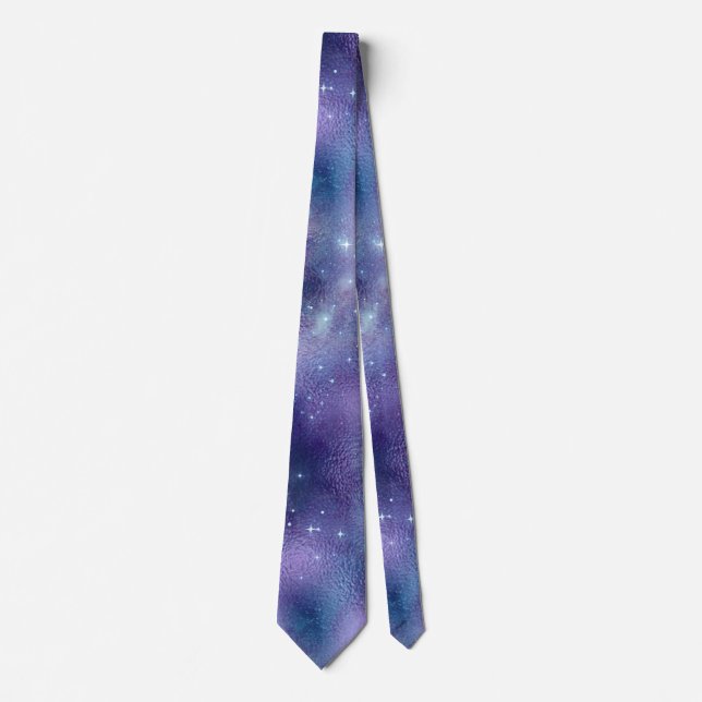 A Shimmering Galaxy Series Design 2  Neck Tie (Front)
