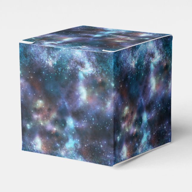 A Shimmering Galaxy Series Design 3  Favor Boxes (Front Side)