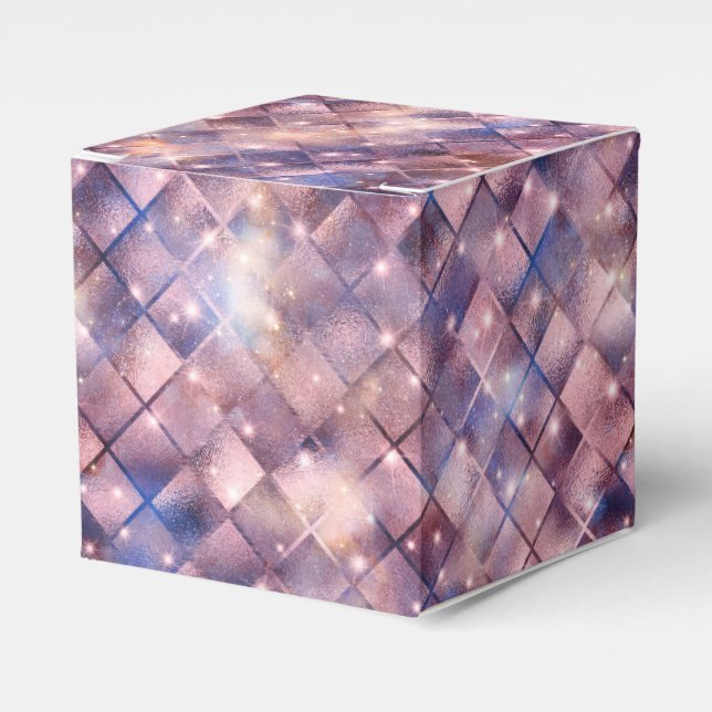 A Shimmering Galaxy Series Design 4  Favor Boxes (Front Side)