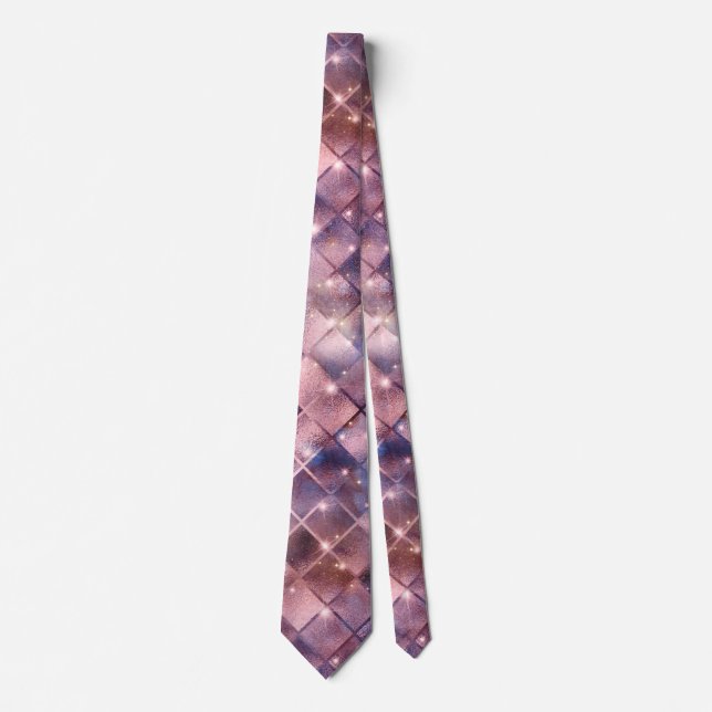 A Shimmering Galaxy Series Design 4  Neck Tie (Front)