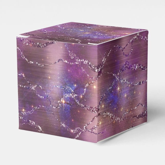 A Shimmering Galaxy Series Design 5   Favor Boxes (Front Side)