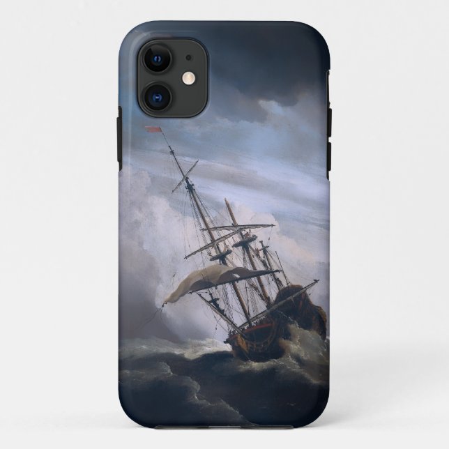 A Ship In Need In A Raging Storm Case-Mate iPhone Case (Back)