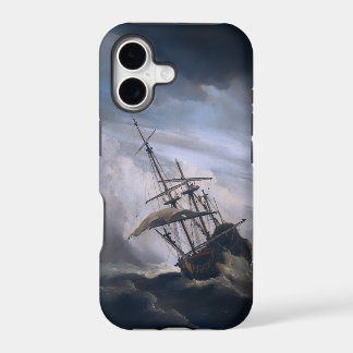 A Ship In Need In A Raging Storm iPhone 17 Case