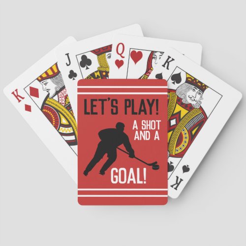 A Shot And A Goal! Poker Cards