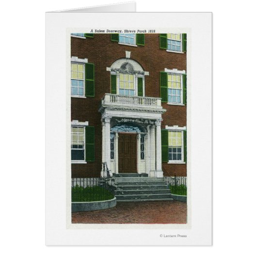 A Shreve Porch, Salem Doorway View (Front)