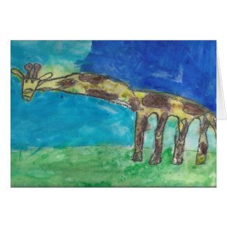 A Shy Giraffe Cards