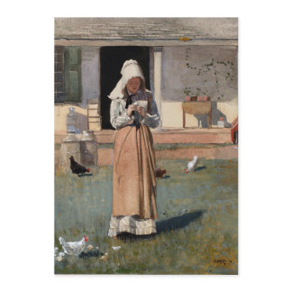 A Sick Chicken | Winslow Homer Cards