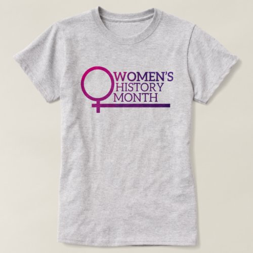 A Sign For The Time Womens History Month T_Shirt