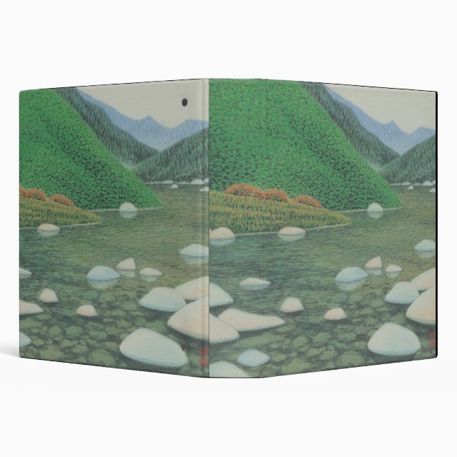 A Silent Corner in Moutains 3 Ring Binder (Background)