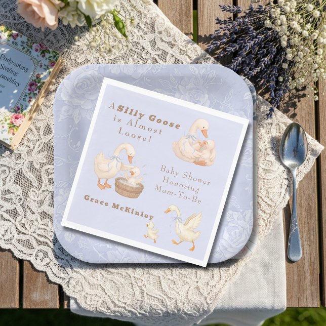A Silly Goose Blue Napkins (A Silly Goose Blue Napkins)