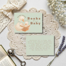A Silly Goose Books for Baby Green Baby Shower 