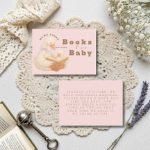 A Silly Goose Books for Baby Pink Baby Shower 
