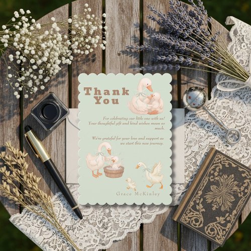 A Silly Goose Green Baby shower