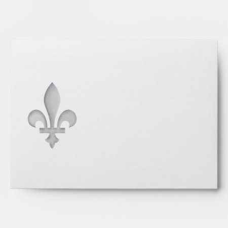 A Silver Fleur-de-lys Envelope