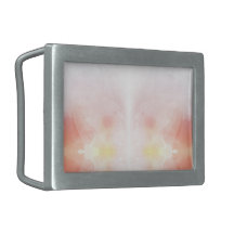 A silver rectangular belt buckle displays