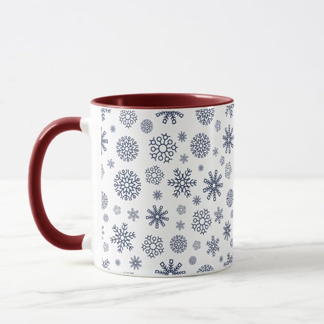  A Simple Elegant Floral Vine Pattern Mug (Left)