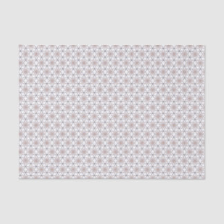 A Simple Geometric Line Art Flowers Tissue Paper