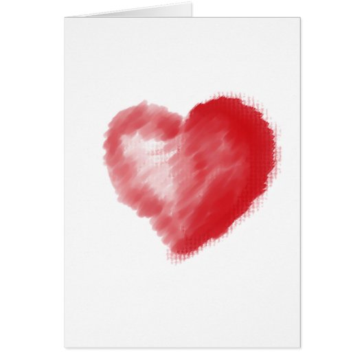 A simple heart cards (Front)