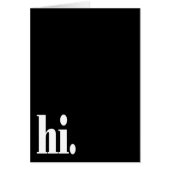A Simple Hi Cards (Front)
