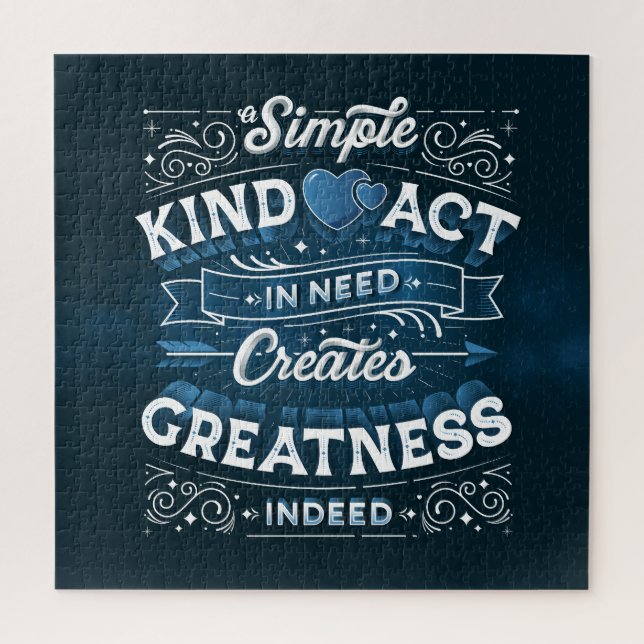 A Simple Kind Act Puzzle (20x20) (Vertical)