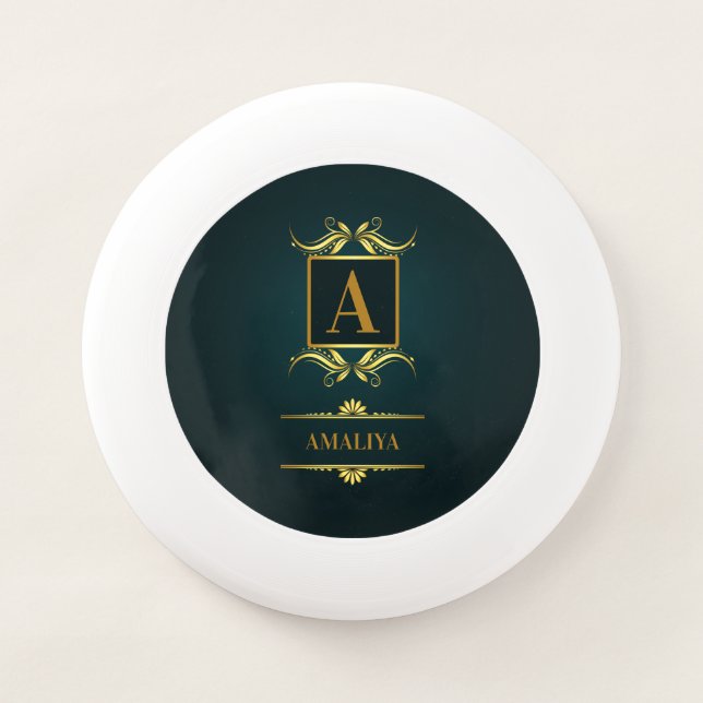 A simple, personalized, and one-of-a-kind custom - Wham-O frisbee (Front)