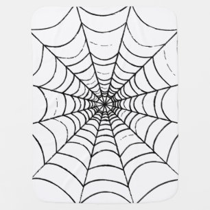 A Simple Spider's Web Baby Blanket
