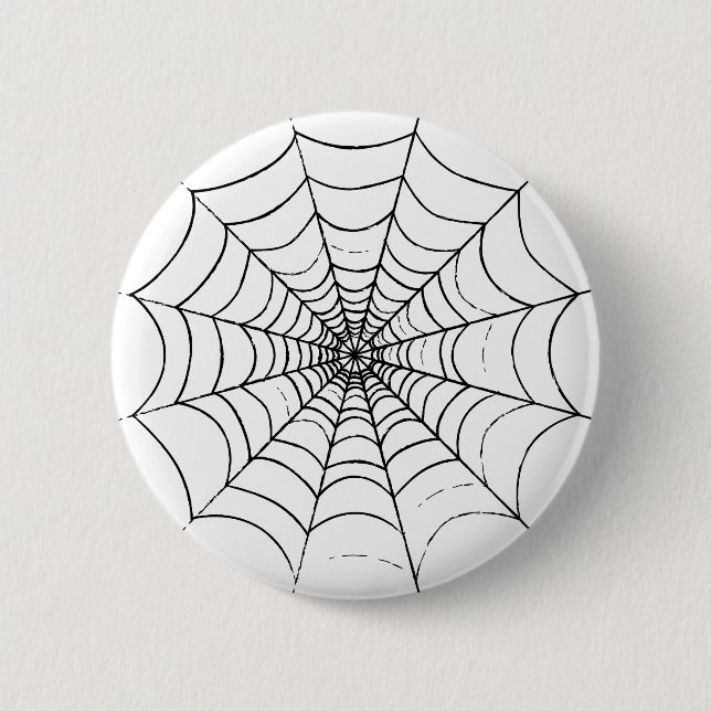 A Simple Spider's Web Button (Front)