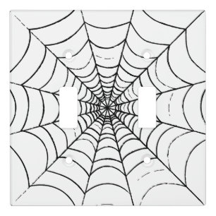 A Simple Spider's Web Light Switch Cover