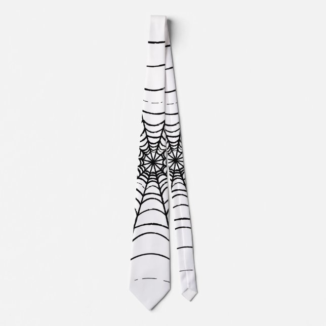 A Simple Spider's Web Neck Tie (Front)