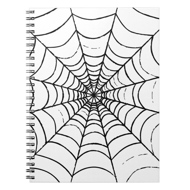 A Simple Spider's Web Notebook (Front)