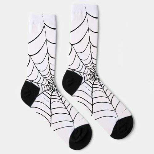 A Simple Spiders Web Socks