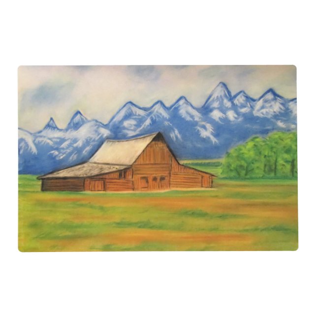 A Simpler Way of Life Laminated Placemat (Front)