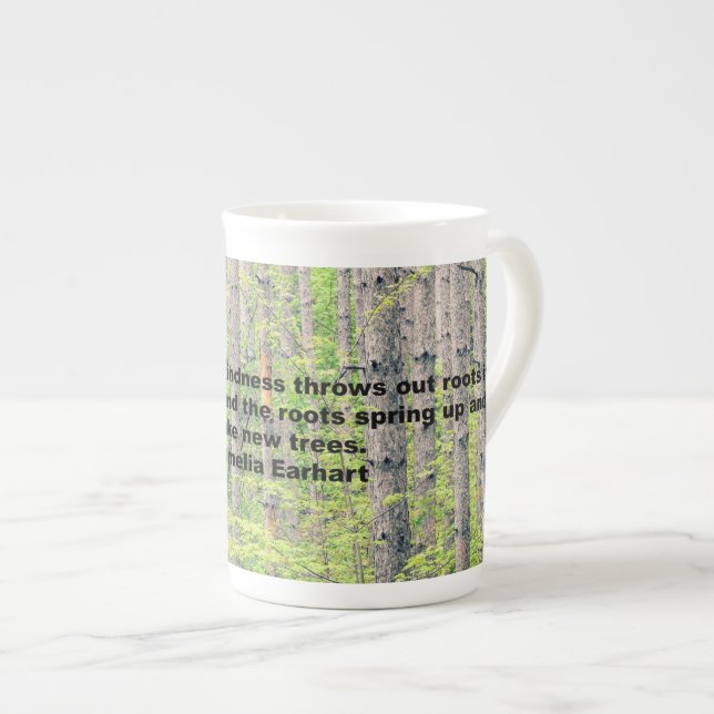 A Single Act of Kindness Bone China Mug (Front Right)