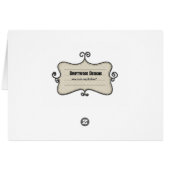 A Single Drop Cards (Back Horizontal)
