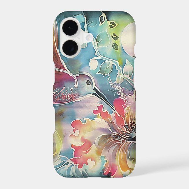 A Single Hummingbird Iphone Case (Back)