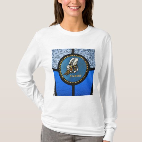 A single Seabee logo T_Shirt