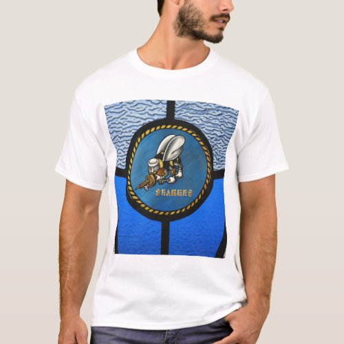 A single Seabee logo T_Shirt