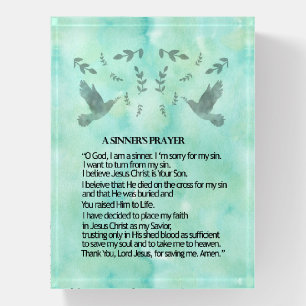 A Sinner's Prayer Paperweight
