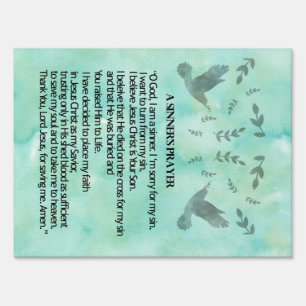 A Sinner's Prayer Sign
