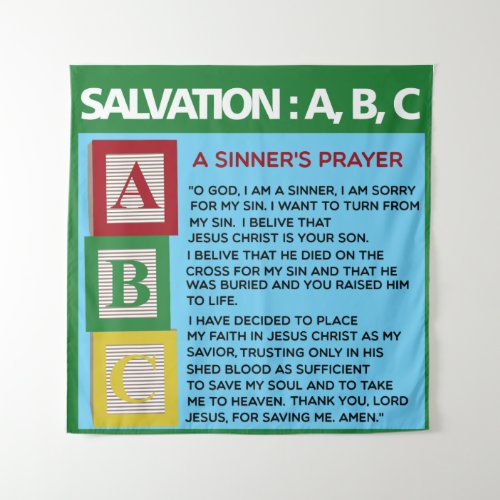 A Sinners Prayer  Tapestry