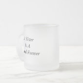 A Sister Is A Friend Forever Frosted Glass Mug (Front Left)