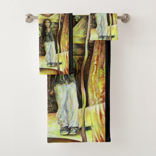 A Sistine ChapeI Phase of a ChaIIenge  Bath Towel Set (Insitu)