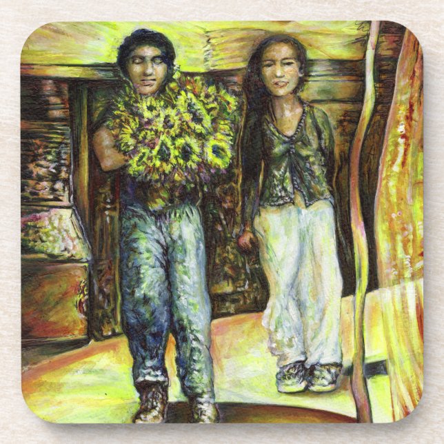 A Sistine ChapeI Phase of a ChaIIenge  Beverage Coaster (Front)